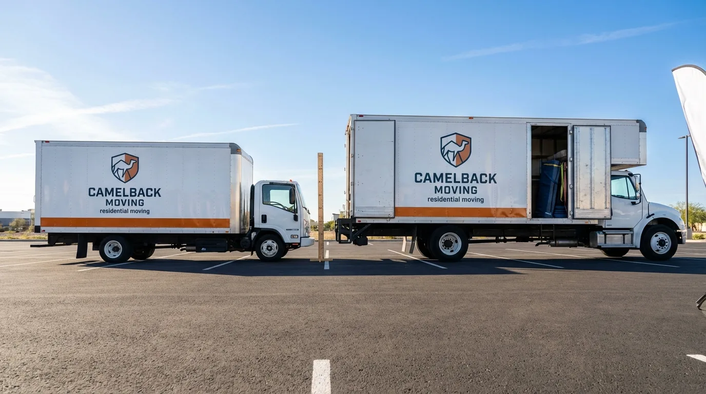 Moving truck size capacity guide in South Padre Island